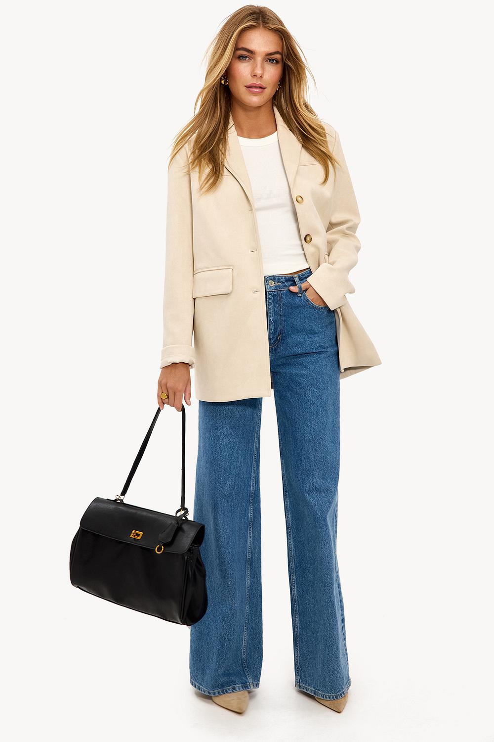 Black bag with gold hardware