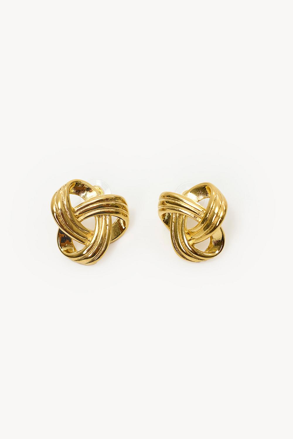 Gold earrings