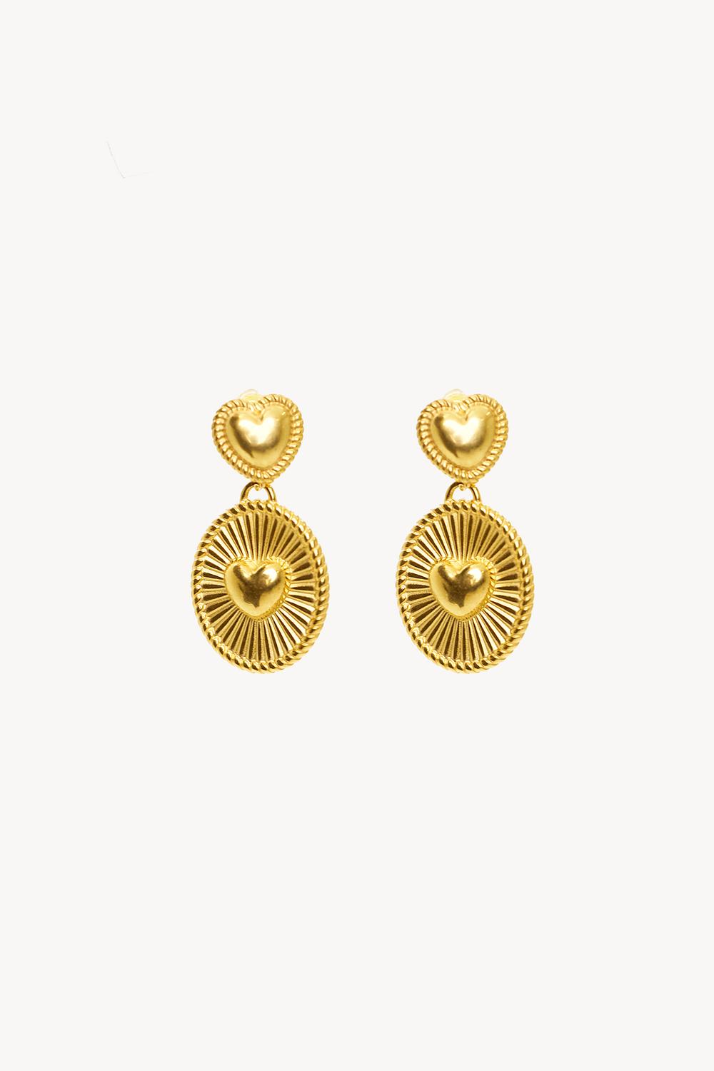 Pendientes de oro
