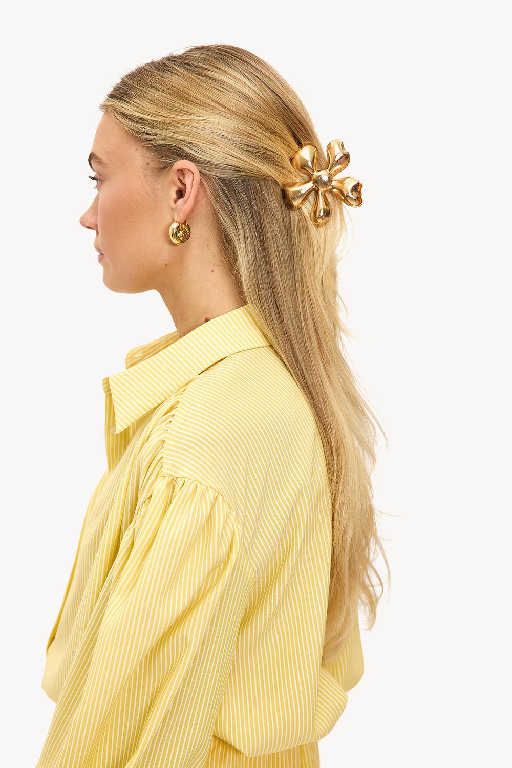 Pinza de pelo naranja