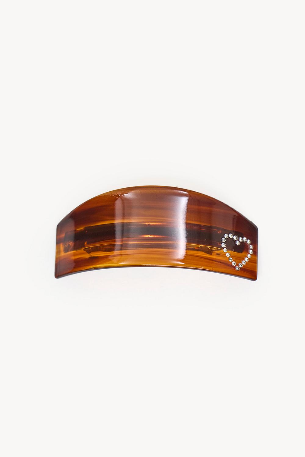 Brown hair clip