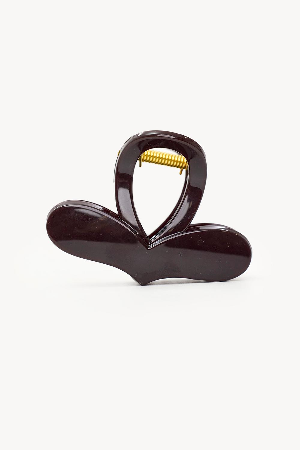 Pinza de pelo negra