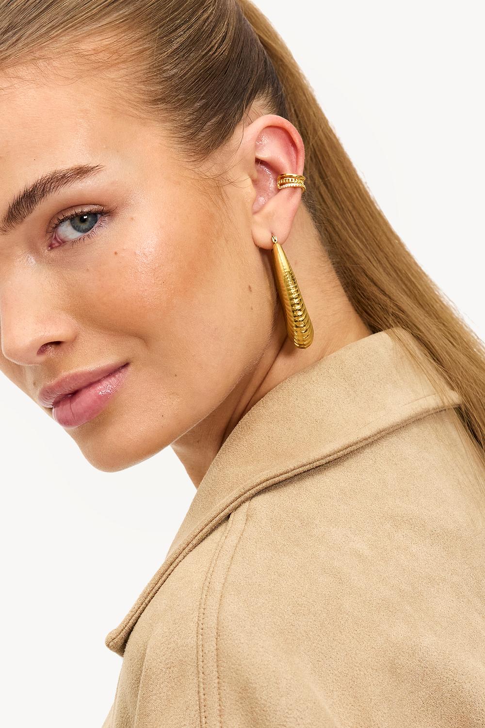 Pendientes de oro