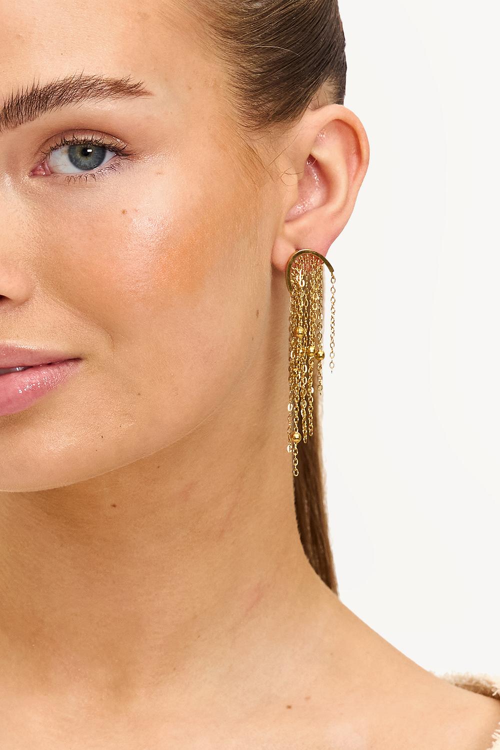 Pendientes dorados
