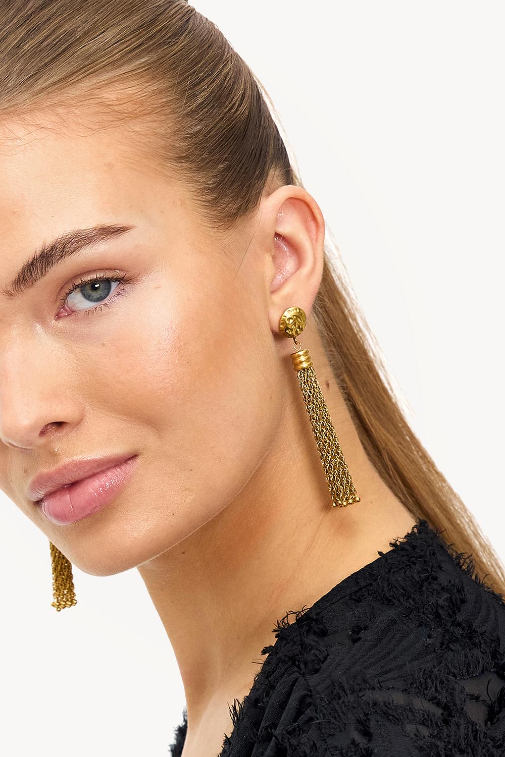 Pendientes dorados
