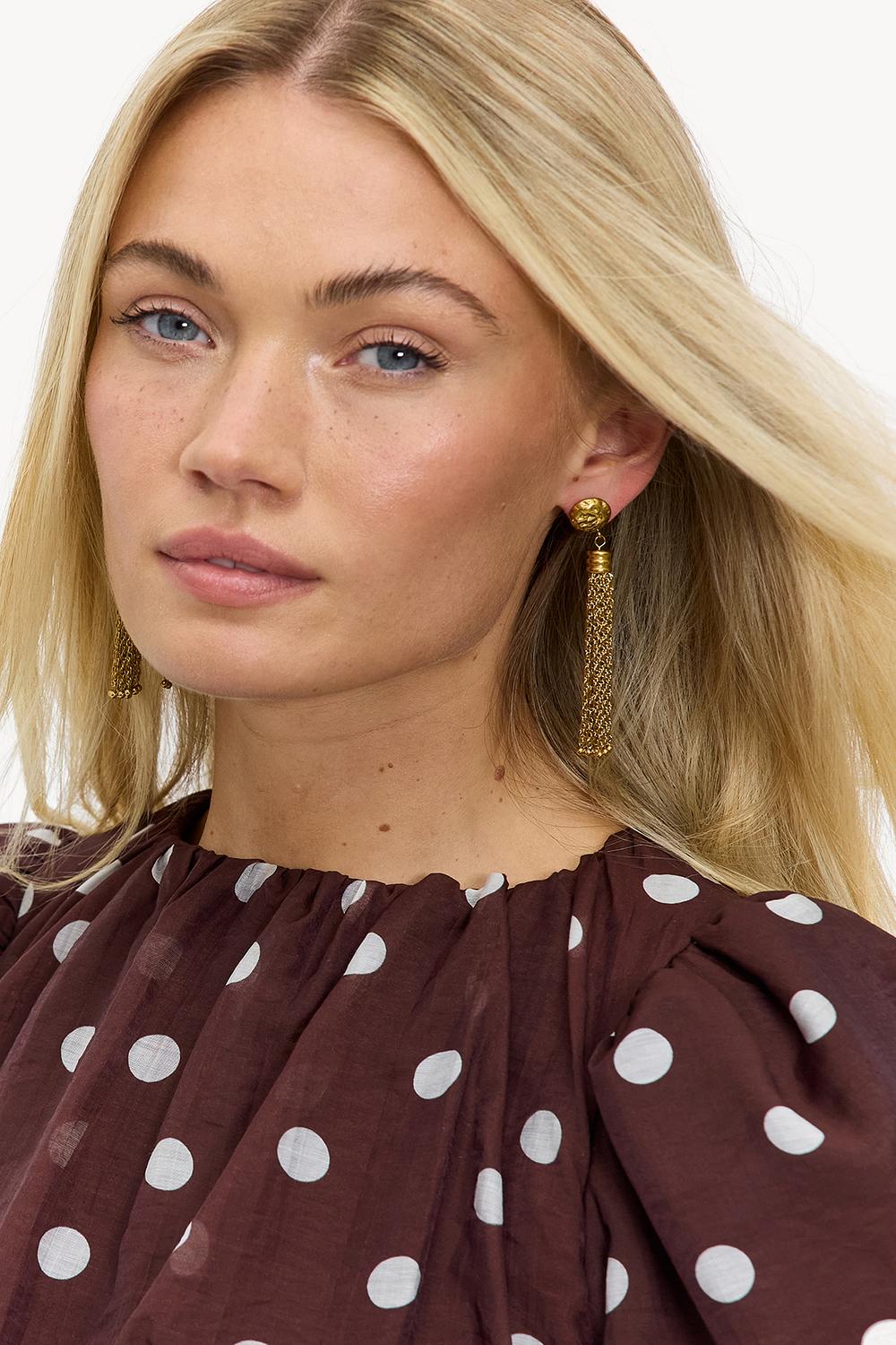 Golden earrings
