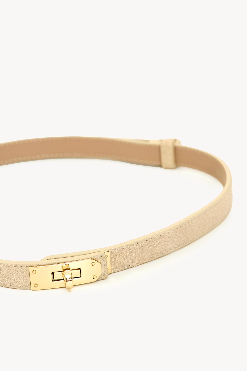 Beige riem