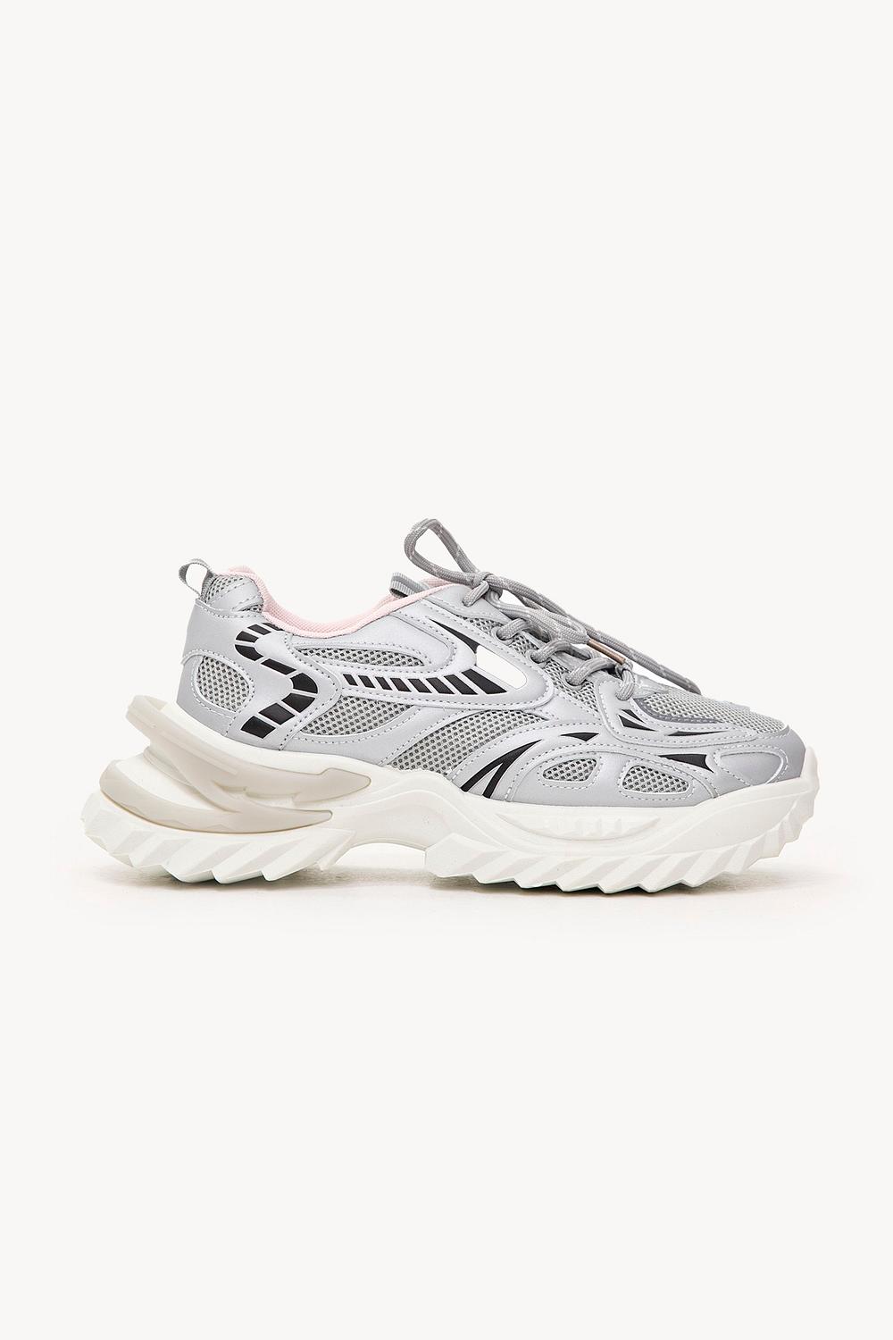 Silver trainers