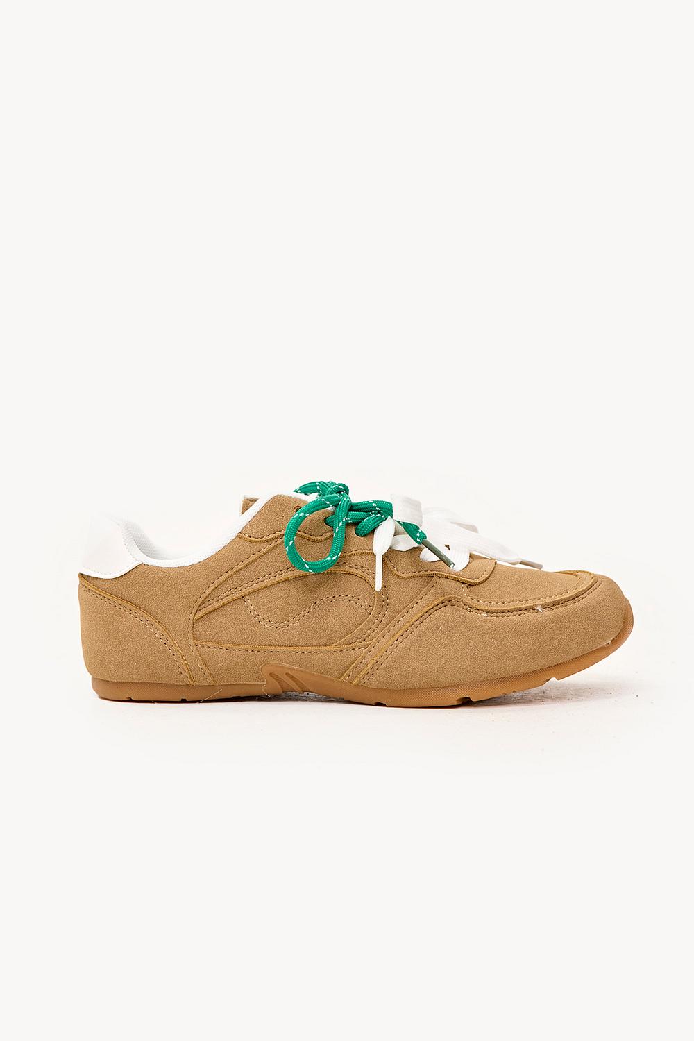 Beige trainers