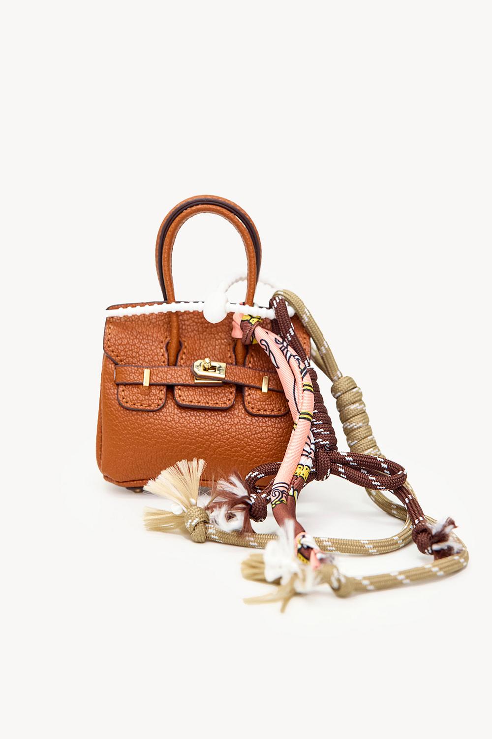 Porte-clés marron