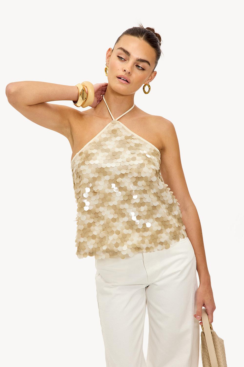 Beige top
