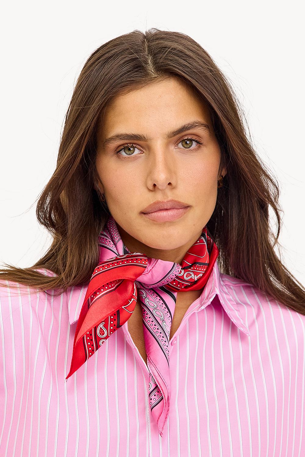 Pink scarf