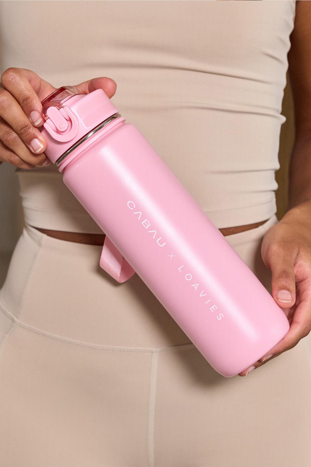 Bouteille en acier inoxydable rose
