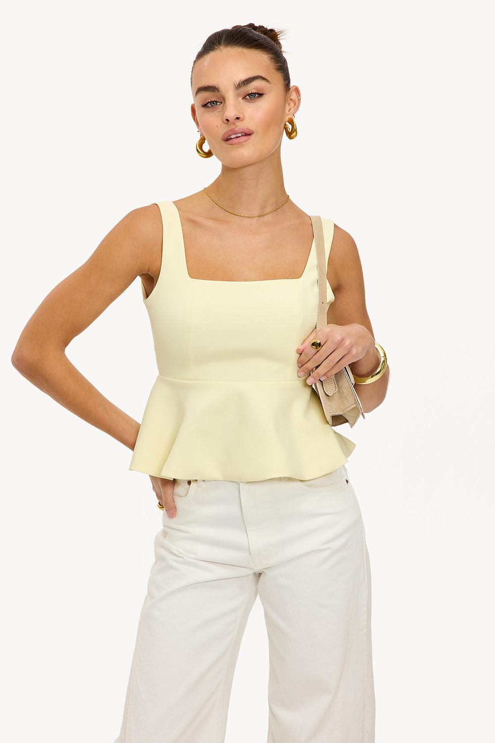 Light yellow top