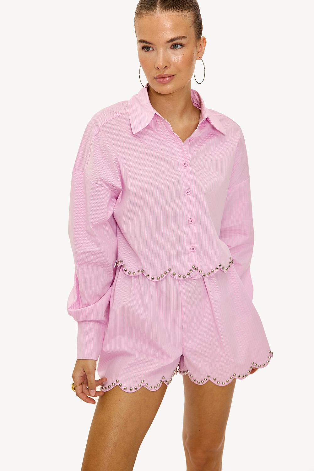 Pink blouse