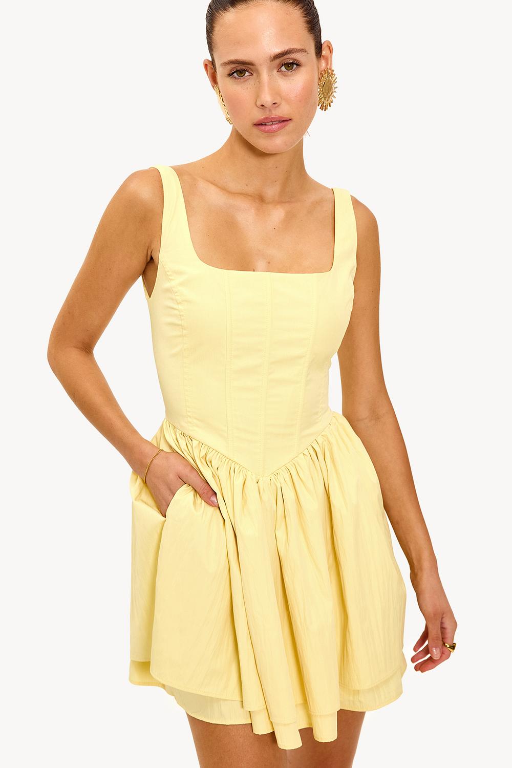 Robe jaune