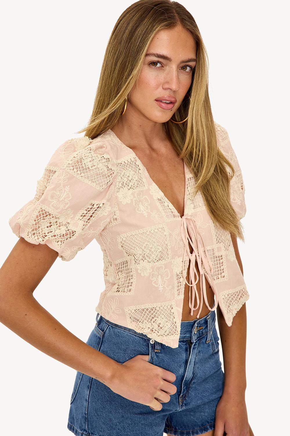 Light pink blouse