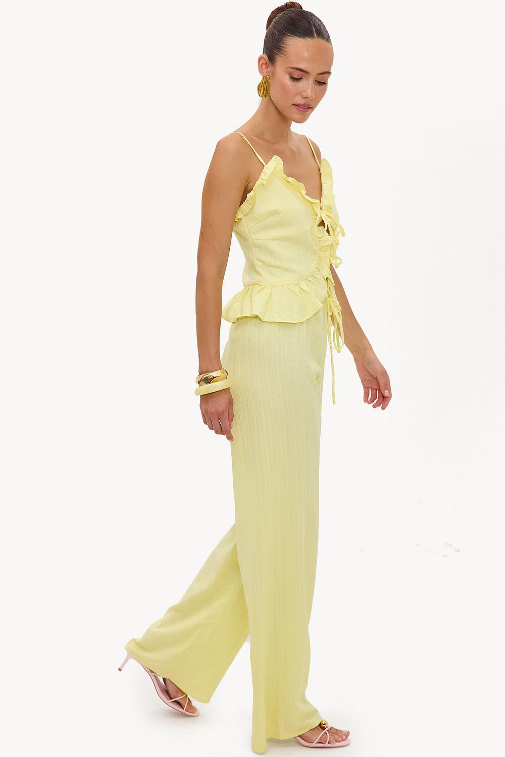 Gele broek
