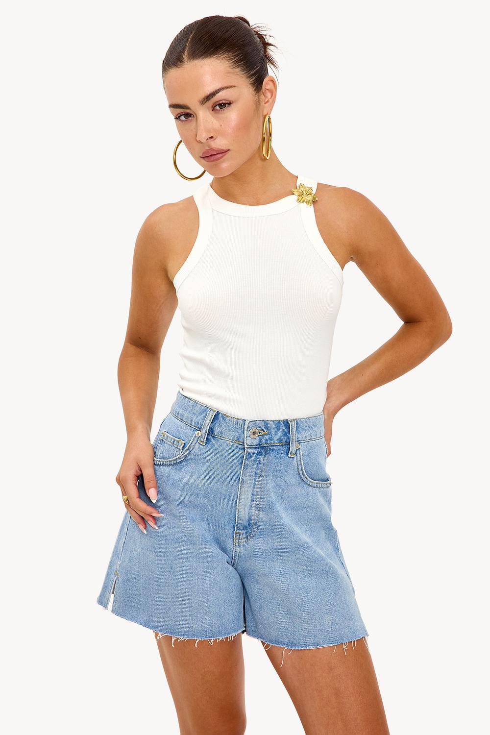 Bas de bikini bleu