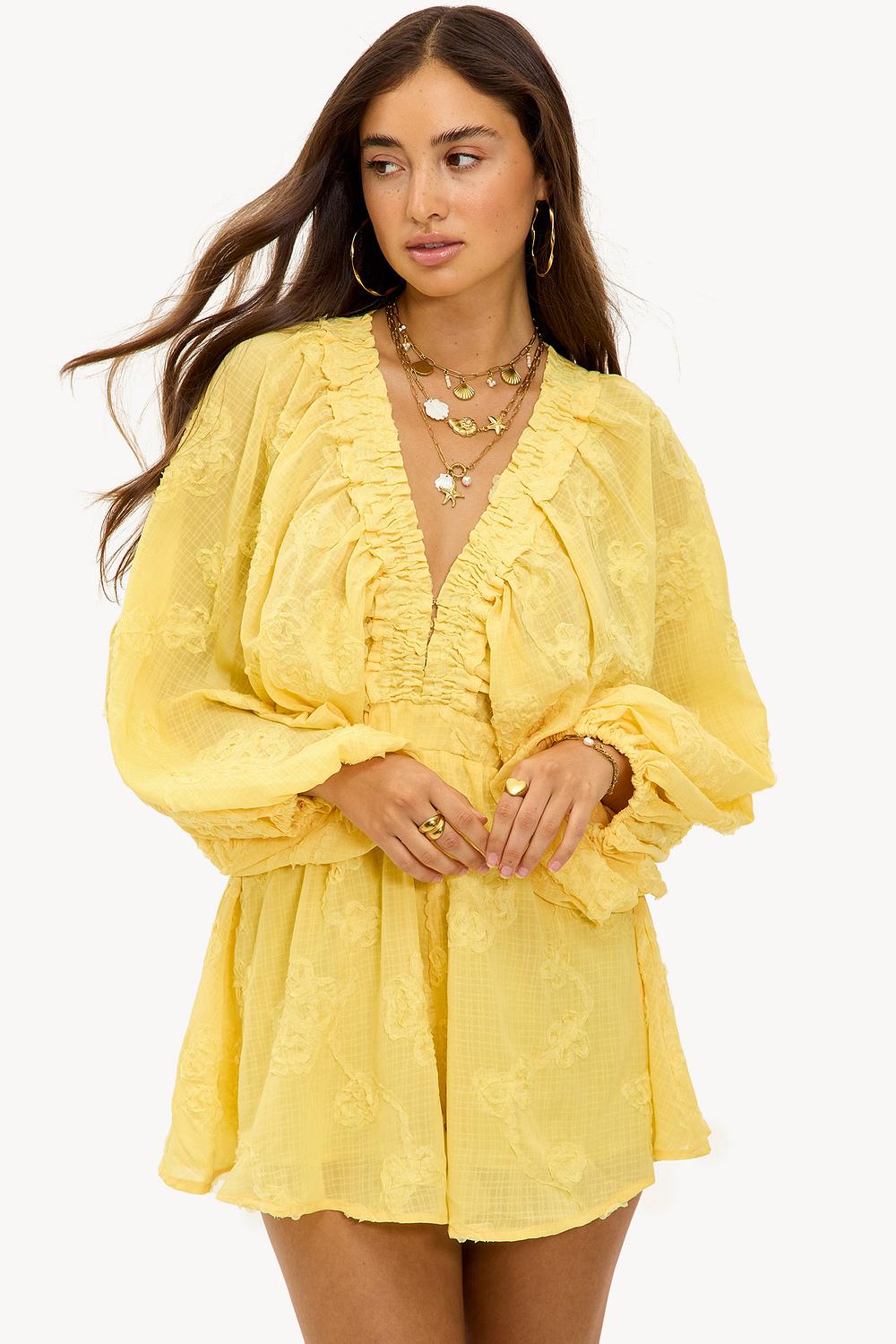 Gele playsuit