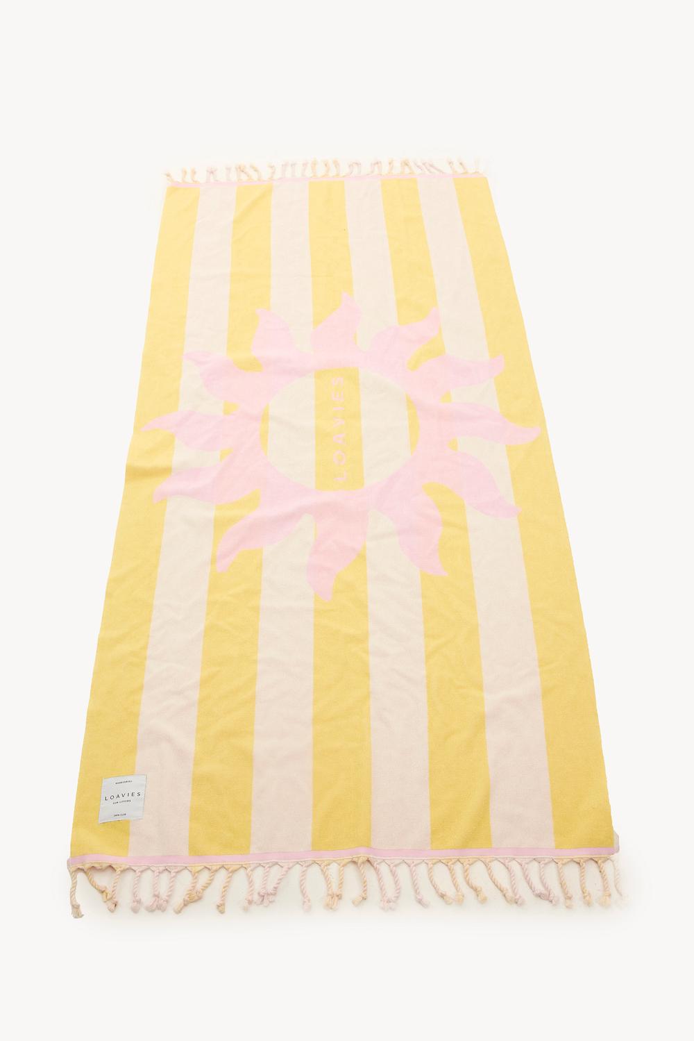 Serviette jaune