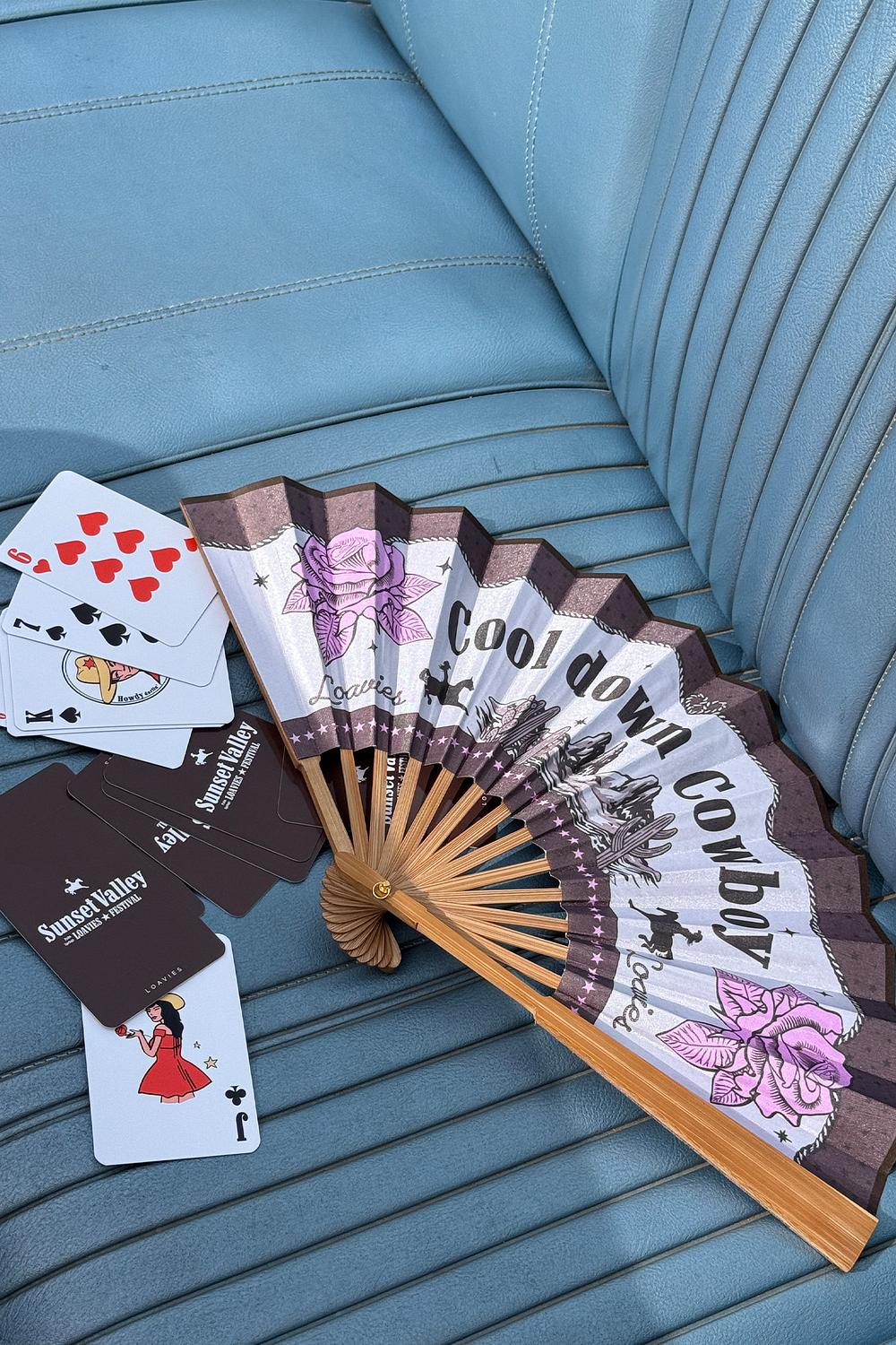 Pink fan