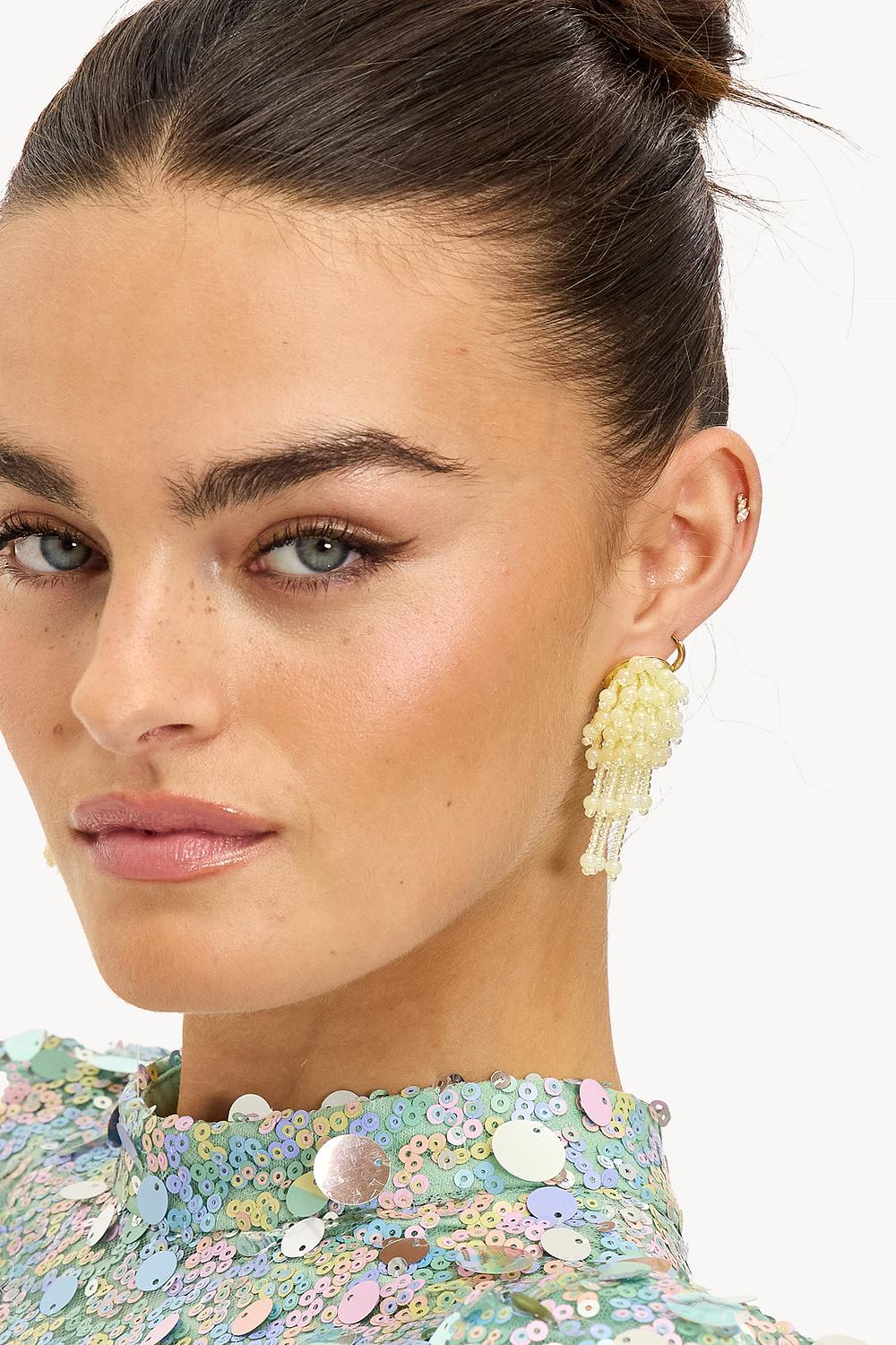 Boucles d'oreilles perlées