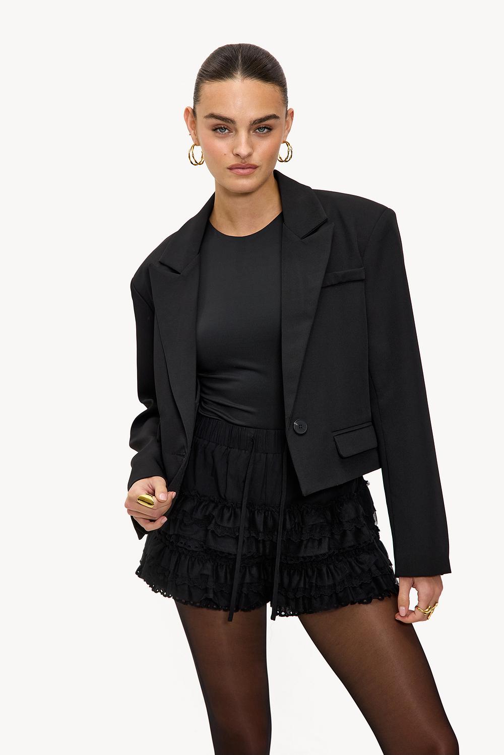 Falda pantalón negra