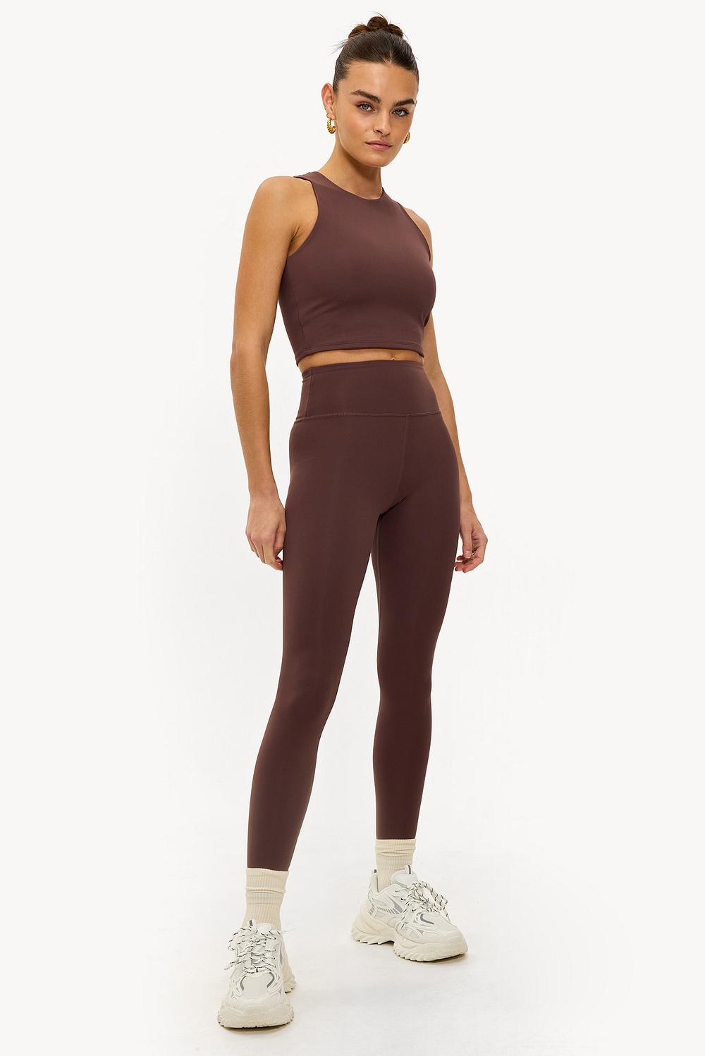 Brown leggings