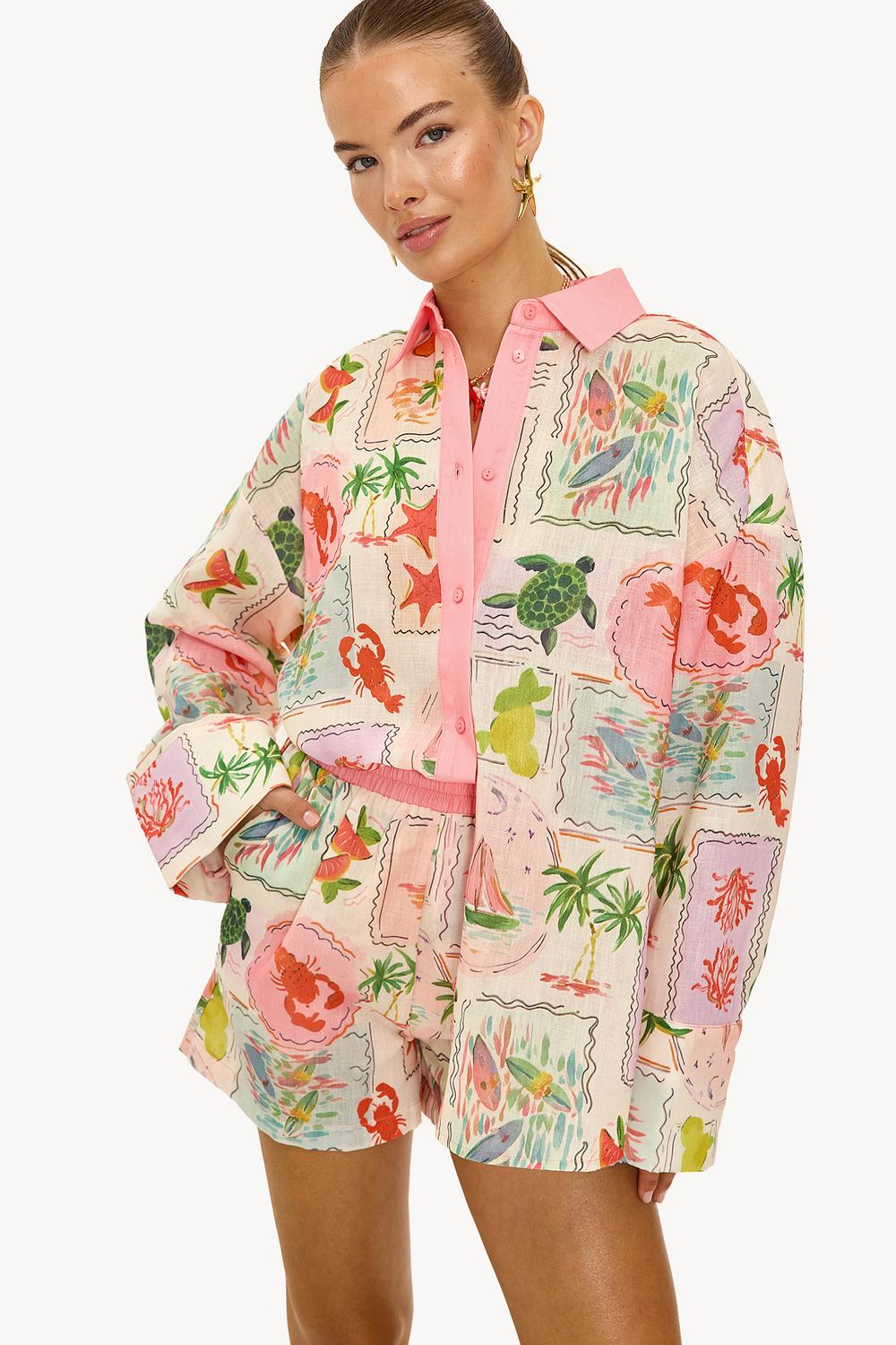Blusa rosa