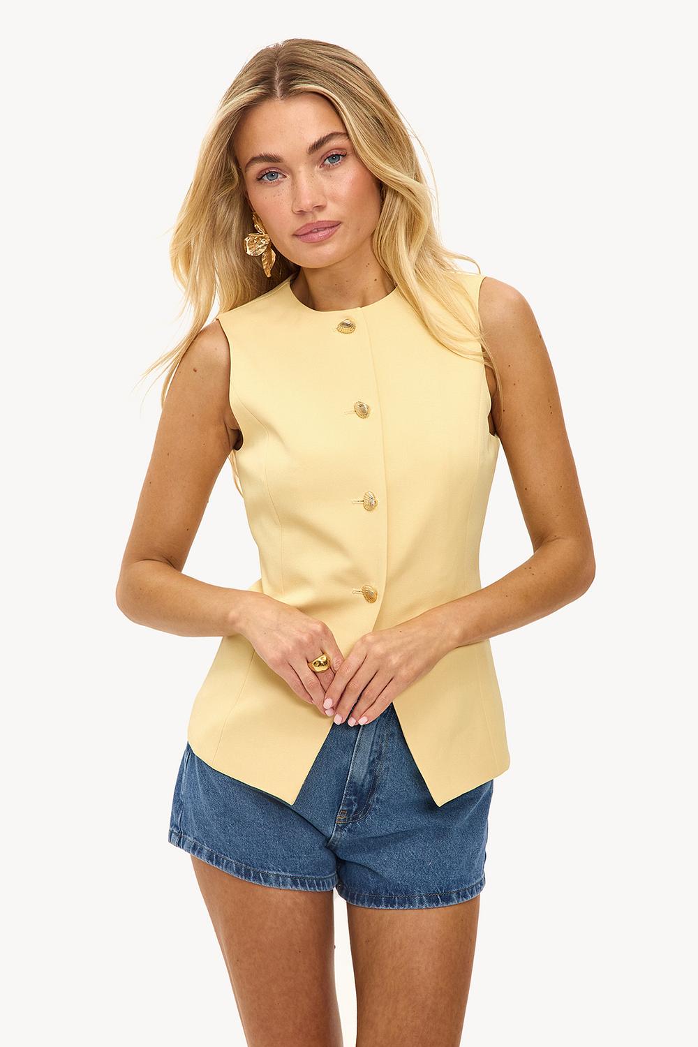 Haut jaune