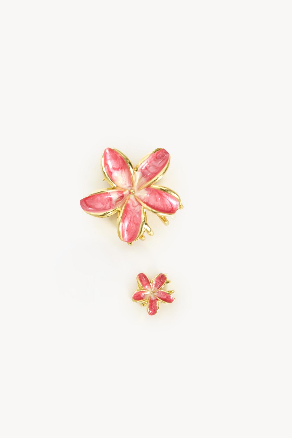 Pink hair clip