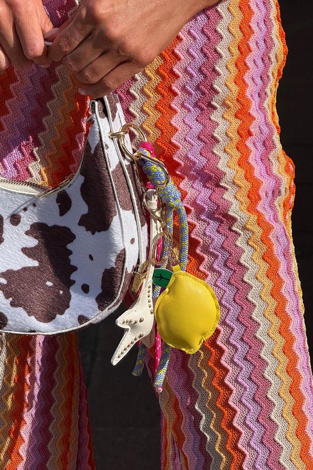Yellow keychain