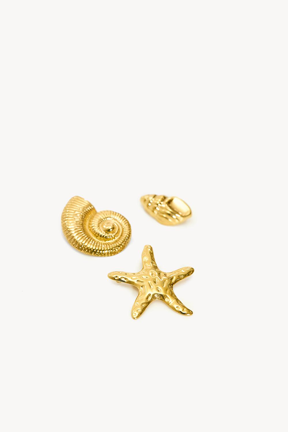 Broches dorées