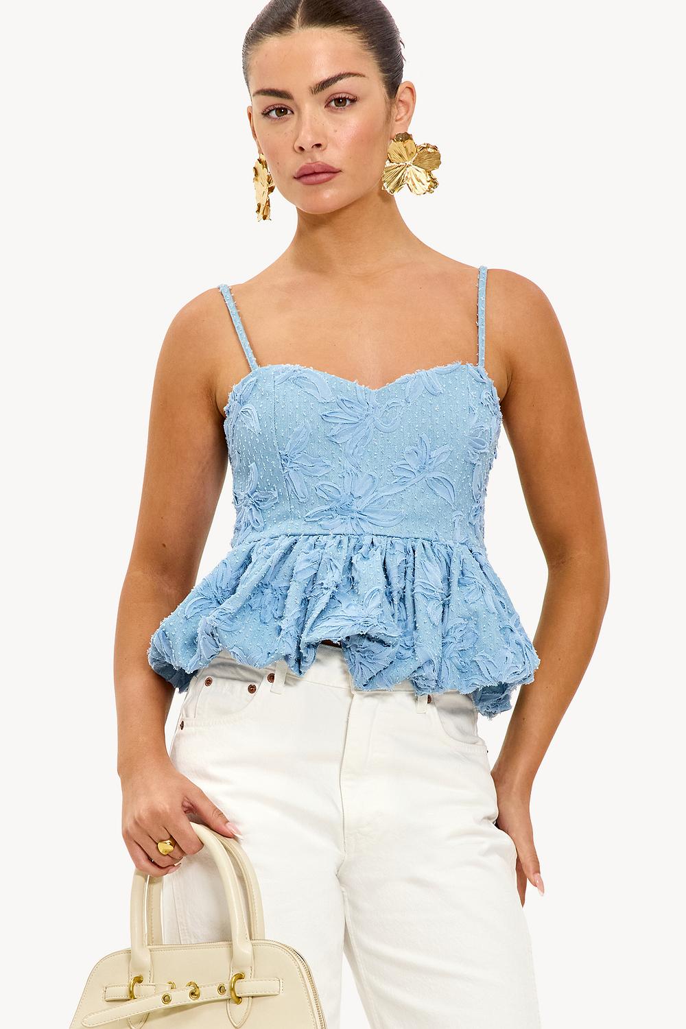 Top bleu