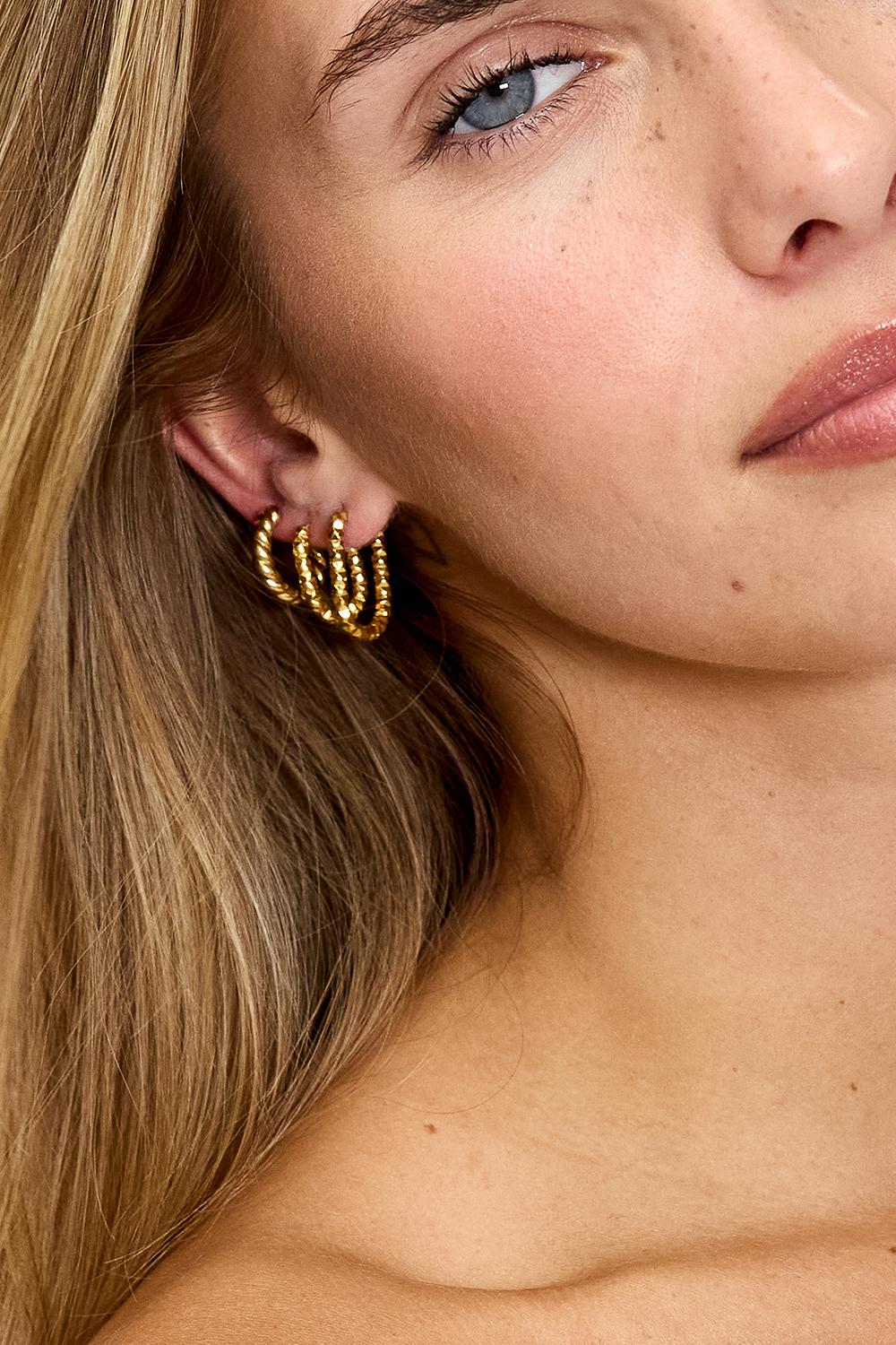 Boucles d'oreilles en or