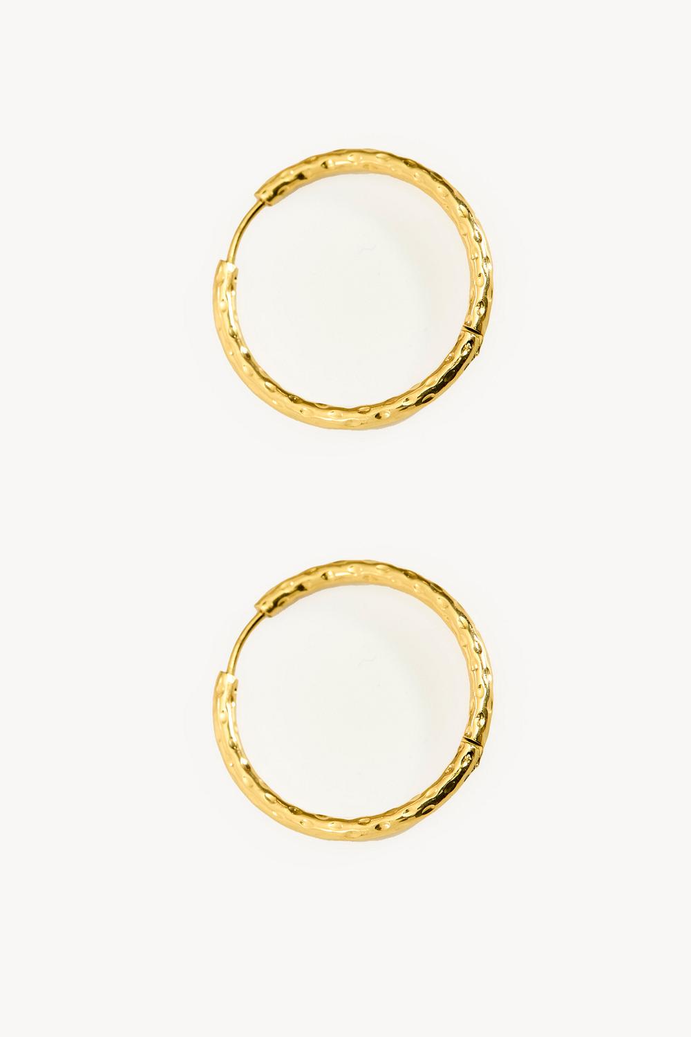 Gold earrings