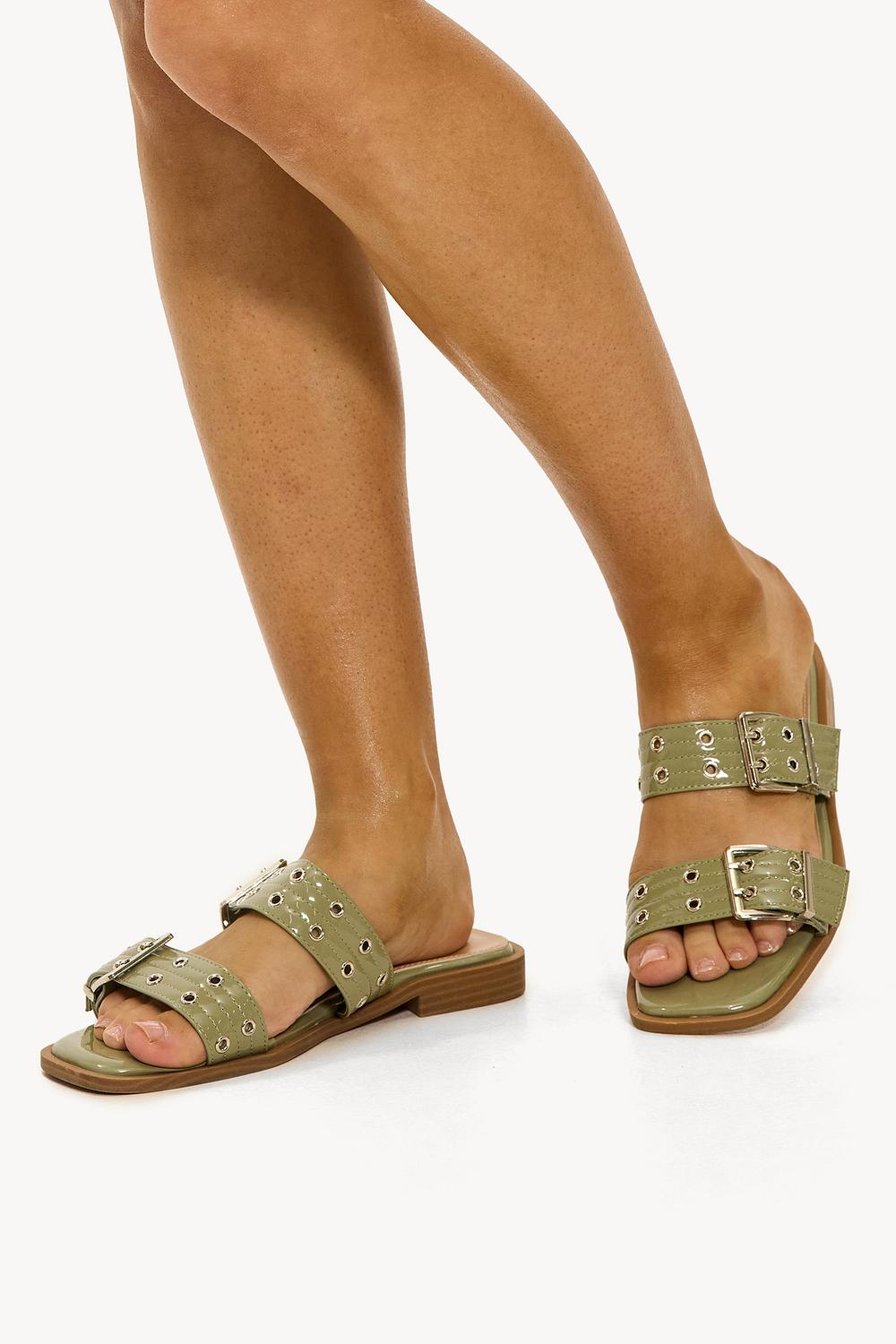 Pantuflas verdes