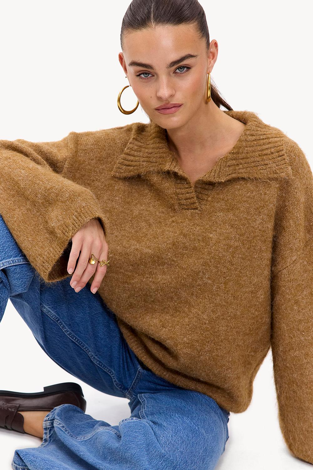 Jersey color caramelo