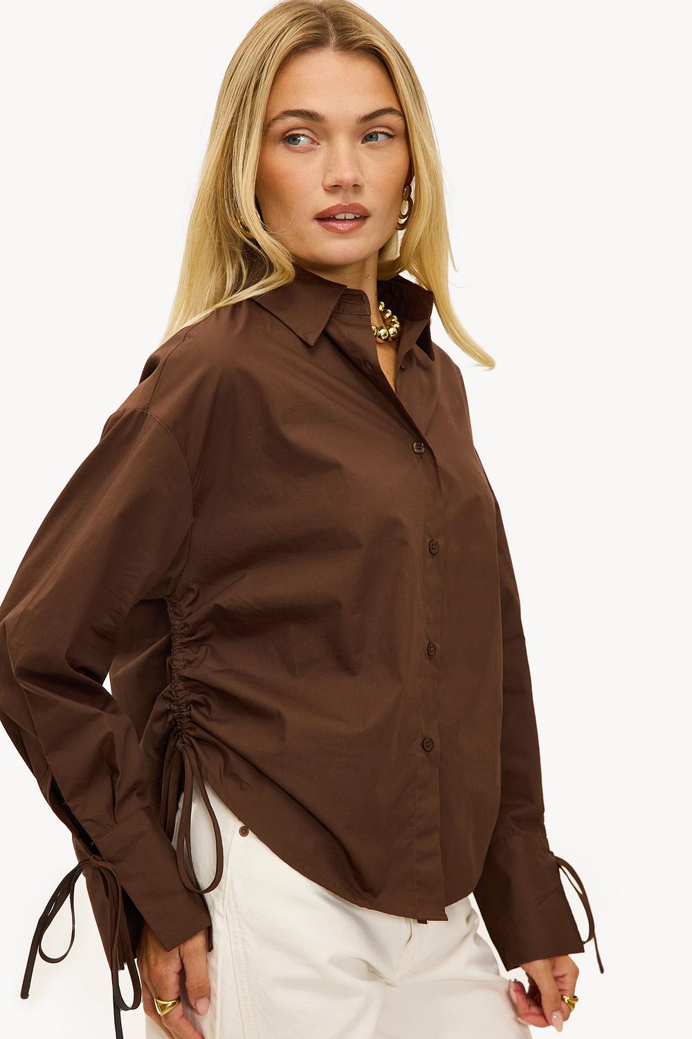 Chemisier marron