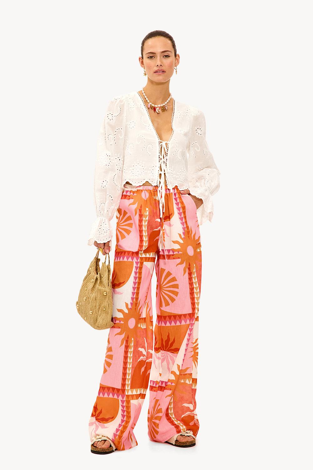 Licht roze broek