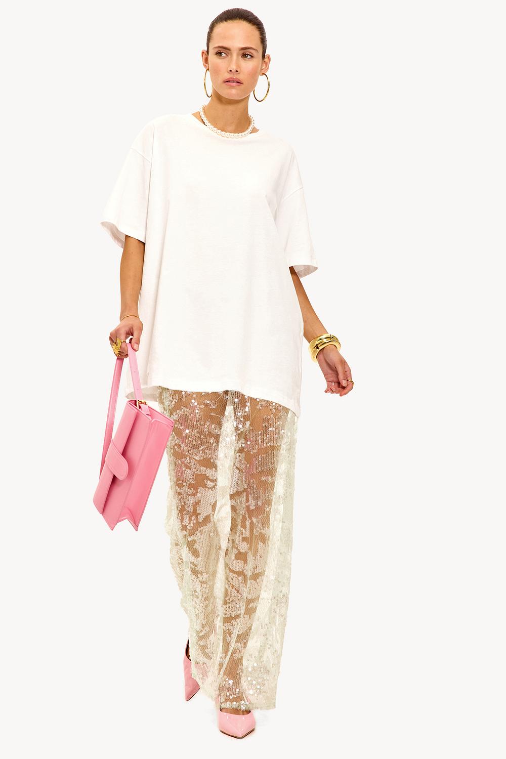 Light green maxi skirt