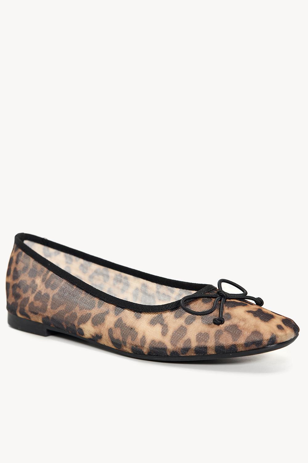 Mocassins marron avec imprimé panthère