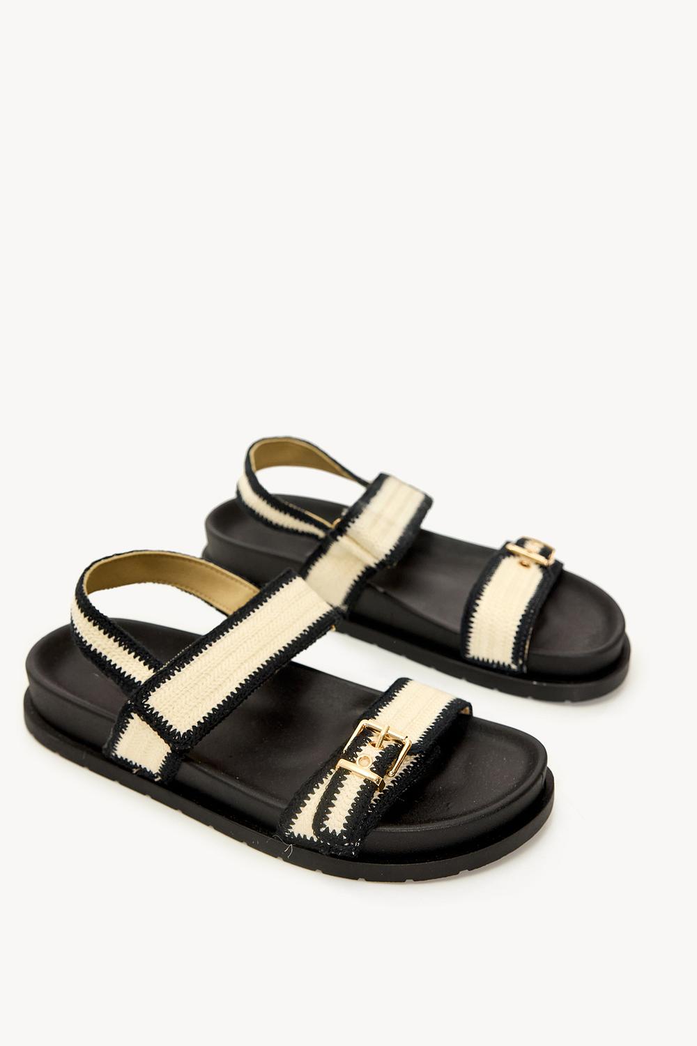 Beige slippers