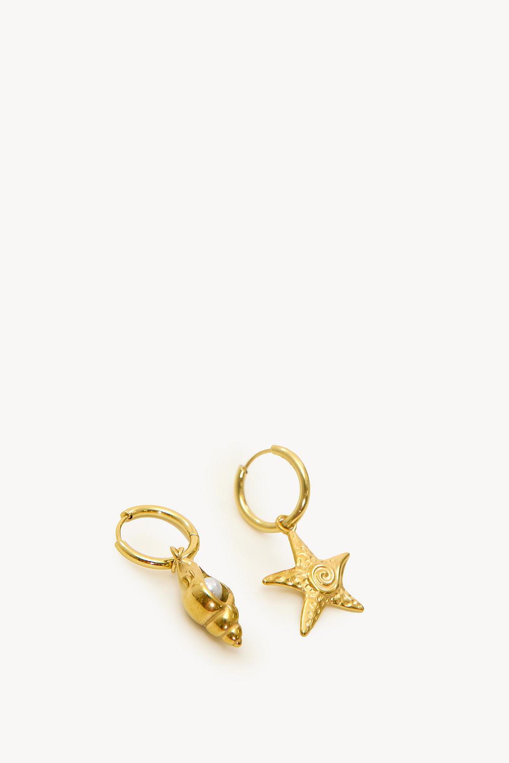 Boucles d'oreilles dorées