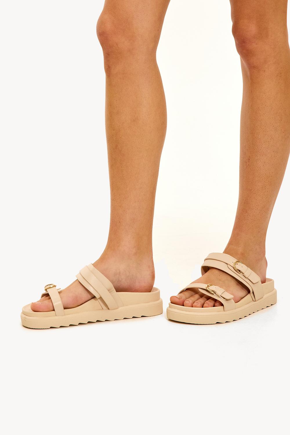 Sandalias beige