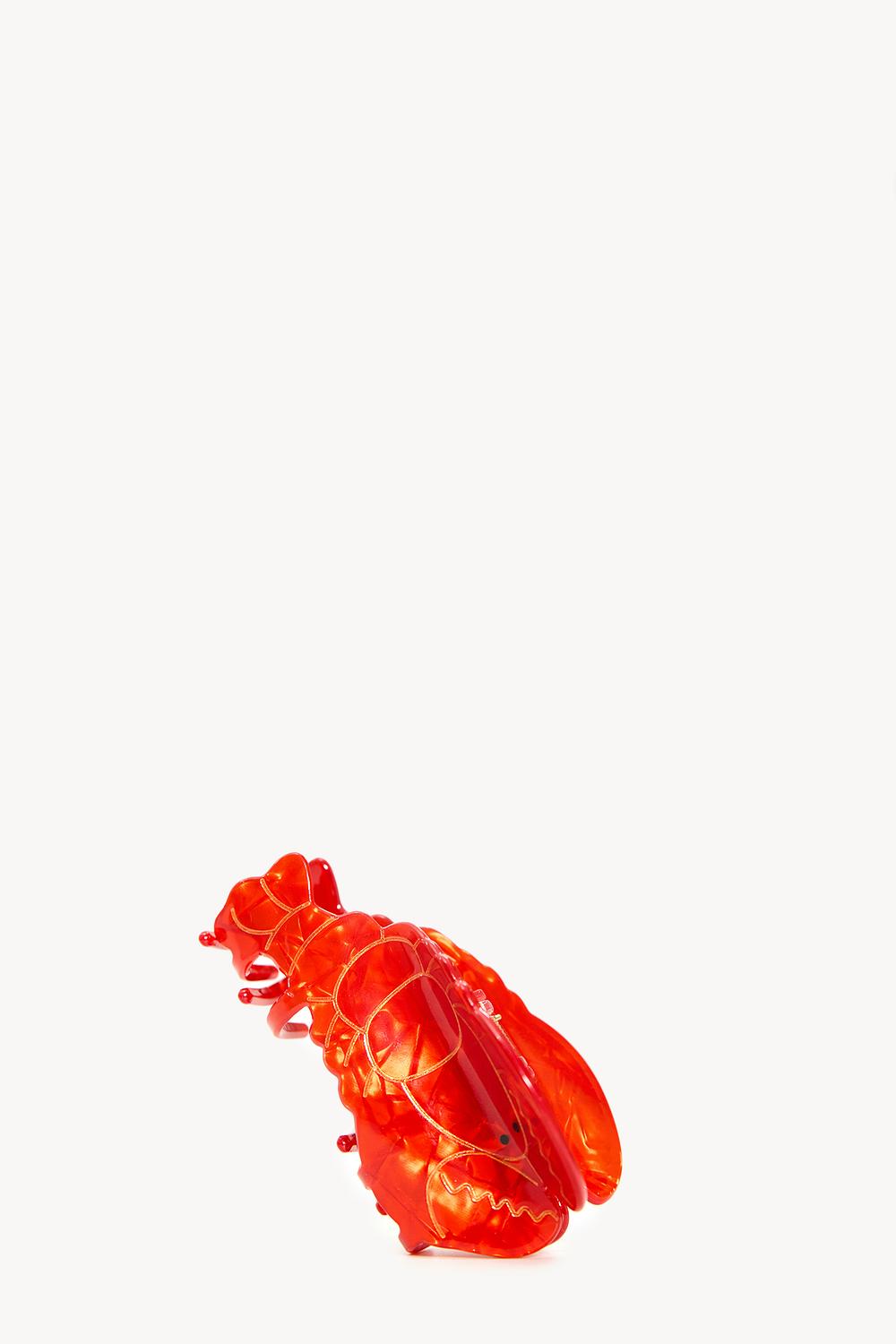 Red hairclip