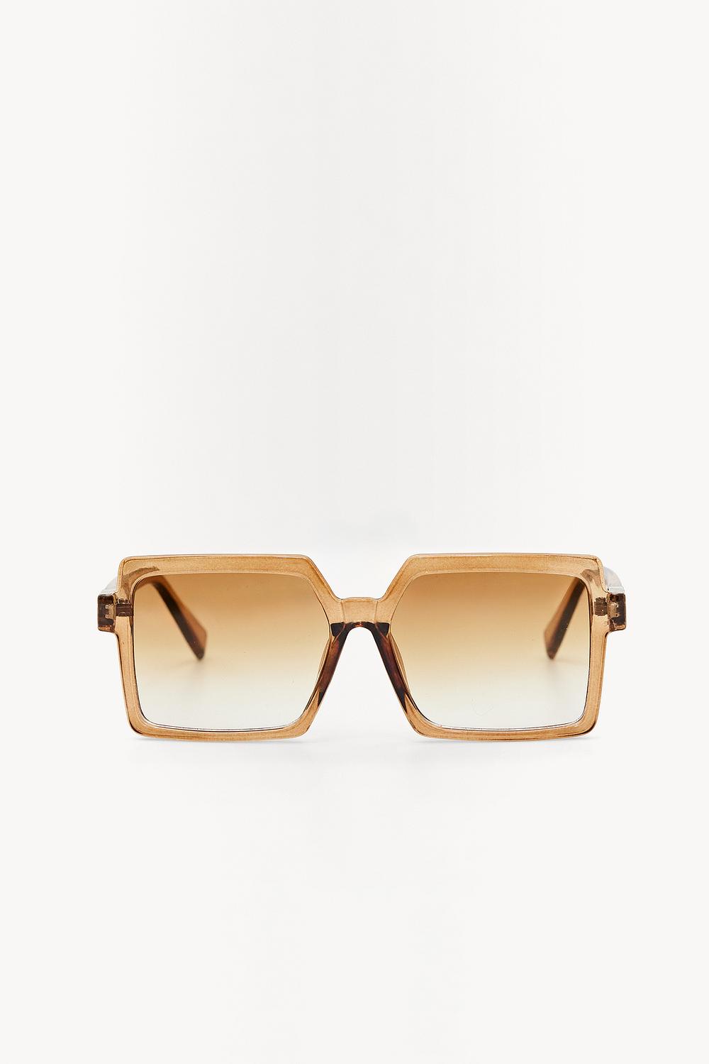 Lunettes de soleil marron