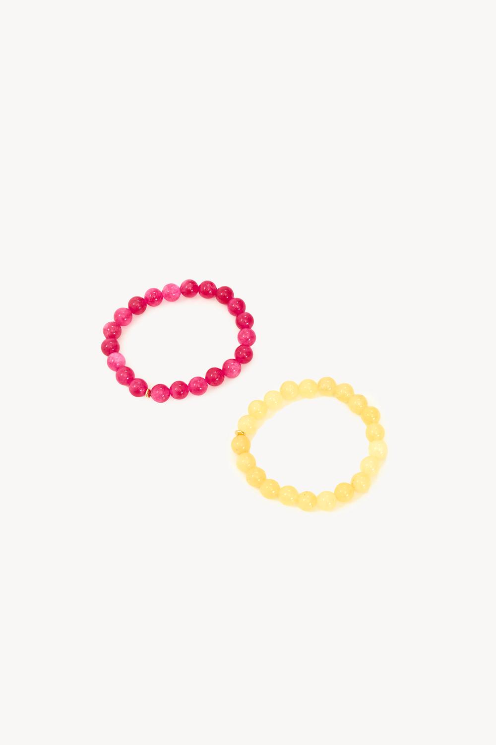 Colored bracelets
