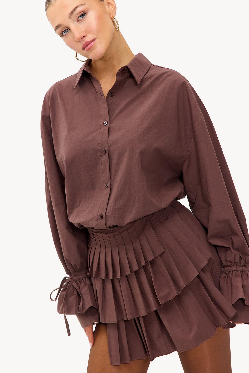 Bruine blouse